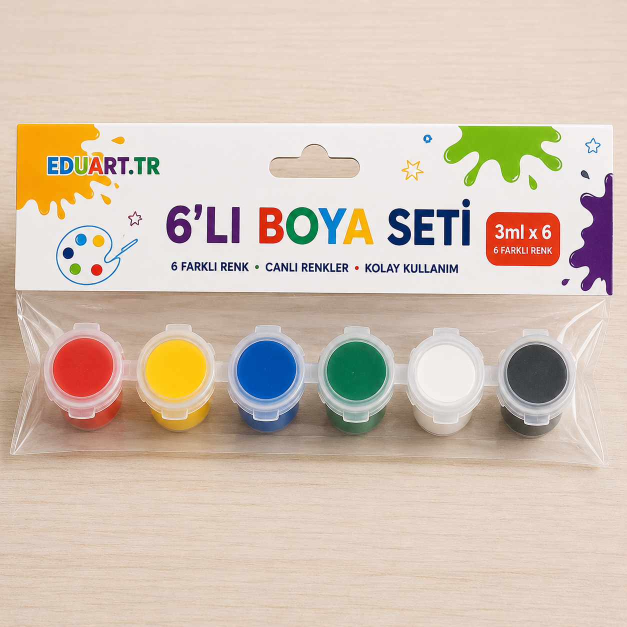 6'lı Boya Seti